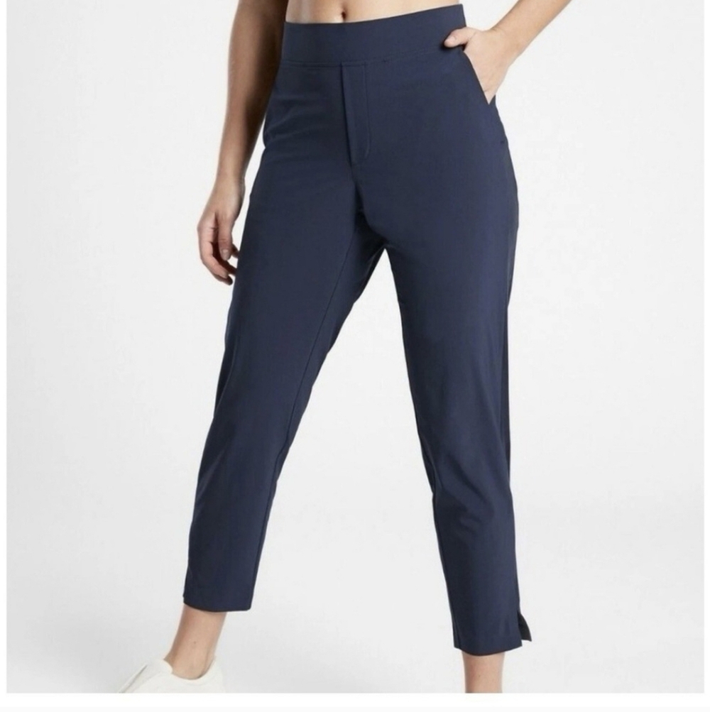 ATHLETA Brooklyn Navy Blue Ankle Pant Size 4